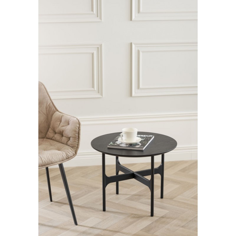 RO Colton Coffee Table Round Black